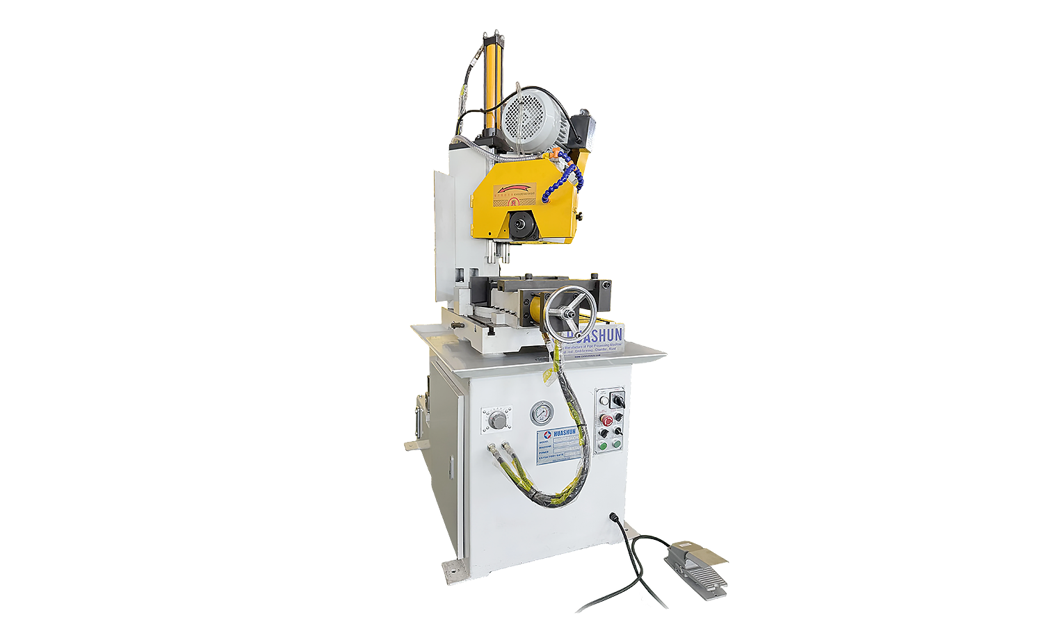 Halbautomatische hydraulische Metallkreissägemaschine der V-Serie