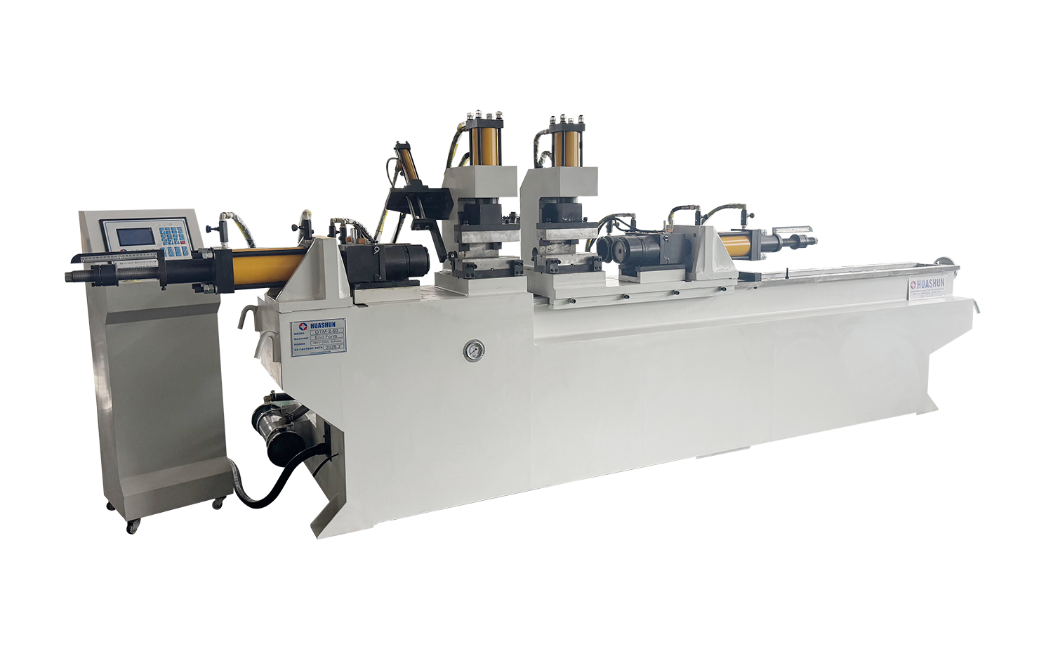 DTM40 Hocheffiziente hydraulische Doppelkopf-Rohrendenformmaschine