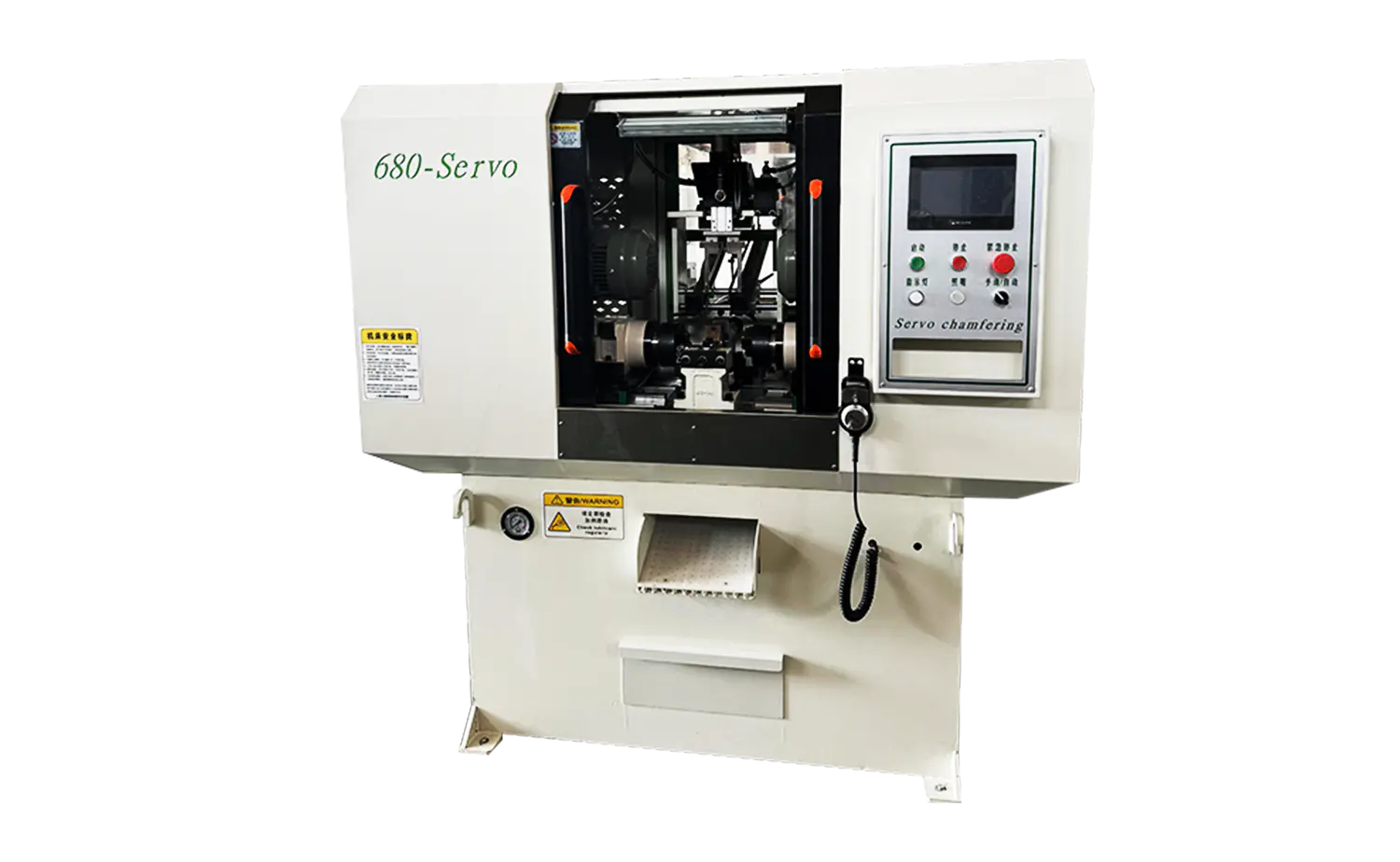 Schnelle Servo-Doppelkopfrohr-Anfasmaschine der DEF680CNC-Serie